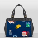 taco Emoji Christmas Oversize Office Handbag