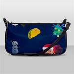 taco Emoji Christmas Shoulder Clutch Bag