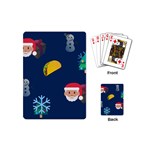 taco Emoji Christmas Playing Cards (Mini)