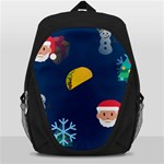 taco Emoji Christmas Backpack Bag