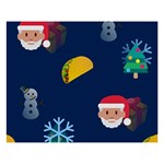 taco Emoji Christmas 8  x 10  Desktop Photo Plaque