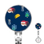 taco Emoji Christmas Stainless Steel Nurses Watch