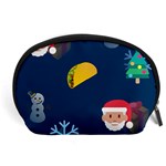 taco Emoji Christmas Accessory Pouch (Large)