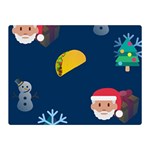 taco Emoji Christmas Double Sided Flano Blanket (Mini)