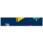 taco Emoji Christmas Flano Scarf (Small)