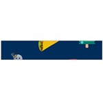 taco Emoji Christmas Flano Scarf (Large)