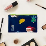 taco Emoji Christmas Cosmetic Bag (XS)