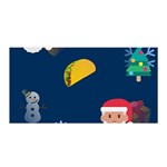 taco Emoji Christmas Satin Wrap