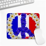 Peace sign paris france Small Mousepad