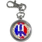 Peace sign paris france Key Chain Watch