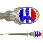 Peace sign paris france Letter Opener