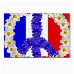 Peace sign paris france Postcard 4 x 6  (Pkg of 10)