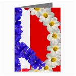 Peace sign paris france Greeting Card