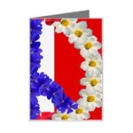 Peace sign paris france Mini Greeting Card