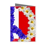 Peace sign paris france Mini Greeting Cards (Pkg of 8)