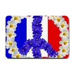 Peace sign paris france Small Doormat