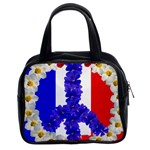 Peace sign paris france Classic Handbag (Two Sides)