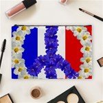 Peace sign paris france Cosmetic Bag (Large)