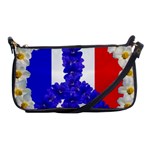 Peace sign paris france Shoulder Clutch Bag