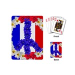 Peace sign paris france Playing Cards (Mini)