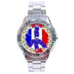 Peace sign paris france Stainless Steel Analogue Watch