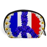 Peace sign paris france Accessory Pouch (Large)