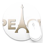 pray for Paris Peace Round Mousepad