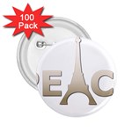 pray for Paris Peace 2.25  Button (100 pack)