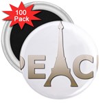 pray for Paris Peace 3  Magnet (100 pack)