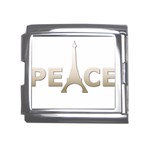 pray for Paris Peace Mega Link Italian Charm (18mm)