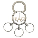 pray for Paris Peace 3-Ring Key Chain