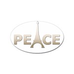 pray for Paris Peace Sticker (Oval)