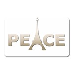 pray for Paris Peace Magnet (Rectangular)