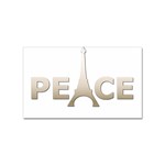 pray for Paris Peace Sticker Rectangular (10 pack)