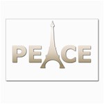 pray for Paris Peace Postcard 4 x 6  (Pkg of 10)