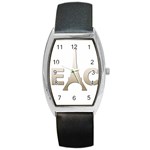 pray for Paris Peace Barrel Style Metal Watch