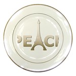 pray for Paris Peace Porcelain Plate