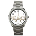 pray for Paris Peace Sport Metal Watch