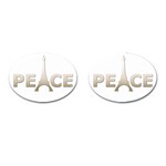 pray for Paris Peace Cufflinks (Oval)