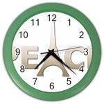 pray for Paris Peace Color Wall Clock