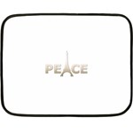 pray for Paris Peace Double Sided Fleece Blanket (Mini)