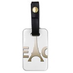 pray for Paris Peace Luggage Tag (one side)