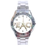 pray for Paris Peace Stainless Steel Analogue Watch