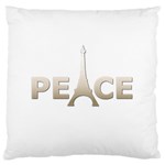 pray for Paris Peace Large Cushion Case (One Side)