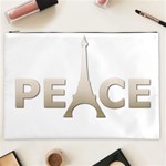 pray for Paris Peace Cosmetic Bag (XXL)