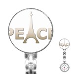 pray for Paris Peace Stainless Steel Nurses Watch