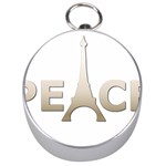 pray for Paris Peace Silver Compass