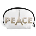 pray for Paris Peace Accessory Pouch (Large)