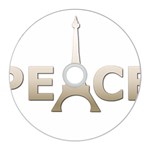 pray for Paris Peace CD Wall Clock