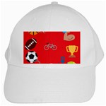 sports Emoji White Cap